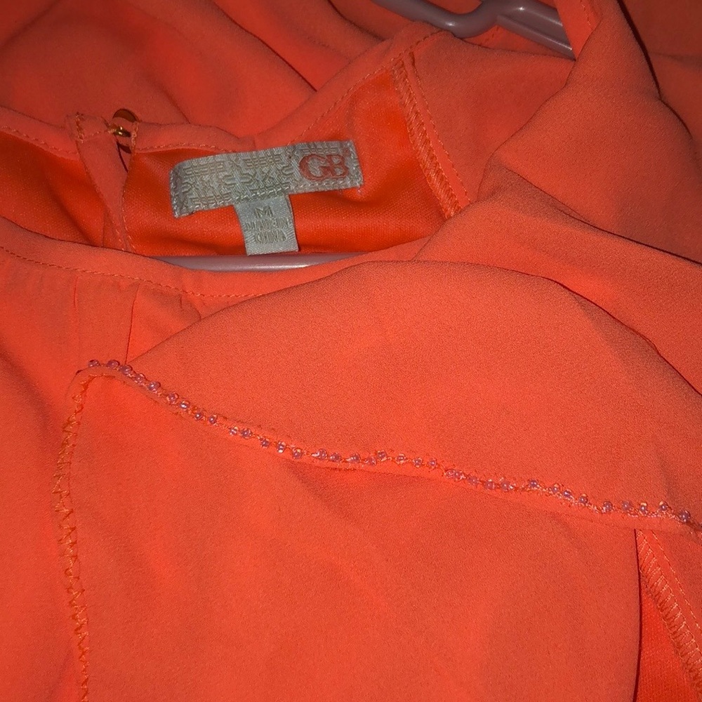 Perfect brunch neon orange dress by GB - Picture 5 of 9